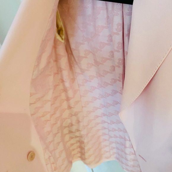 Temperley London Oscar Double Breasted Pink Blazer sz 4 - Picture 3 of 12